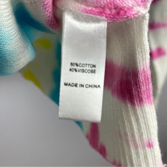 Central Park West Wisteria Multi Coloured Tie Dyed Sweater XS - Picture 12 of 13